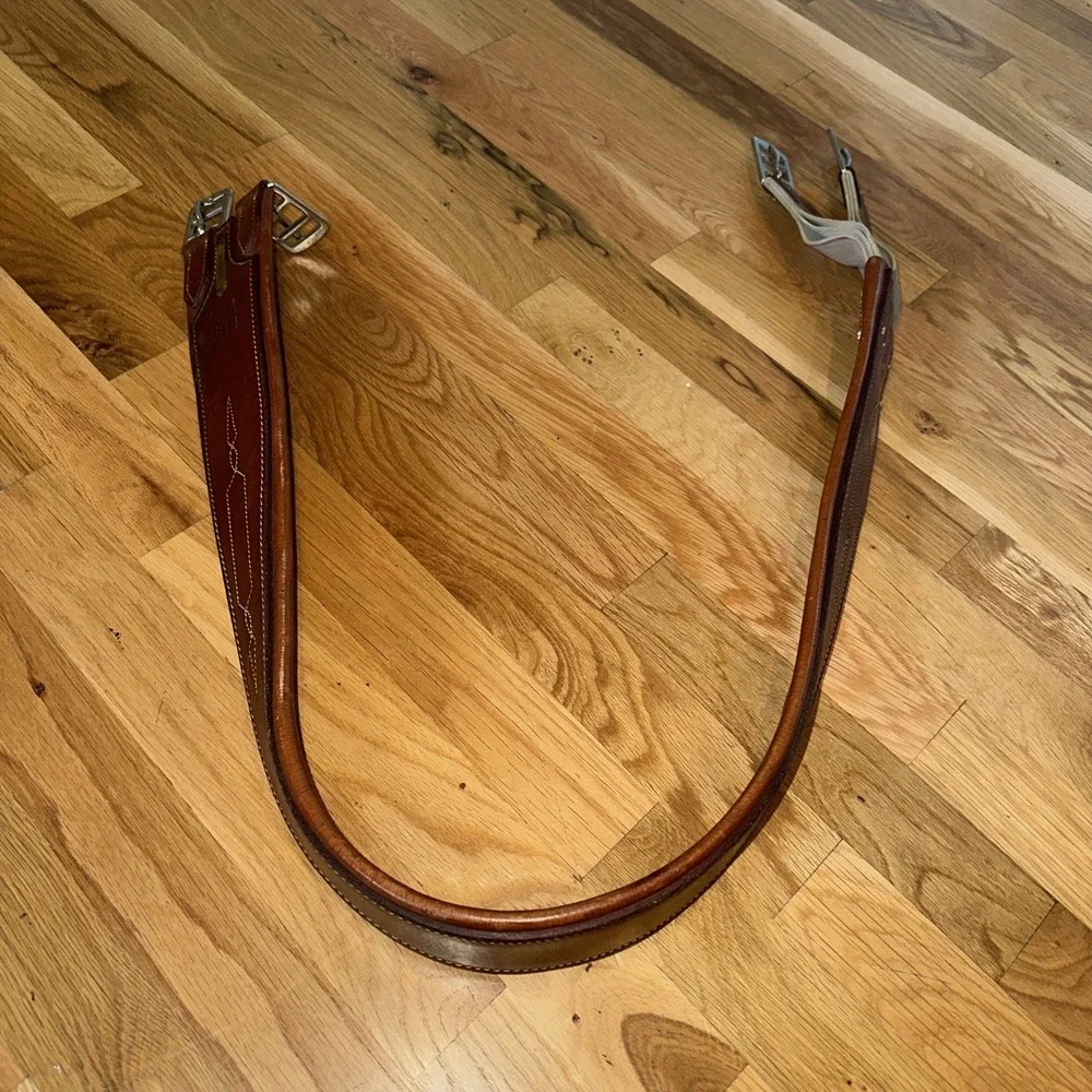 Custom‎ Made  Lighter Brown Padded Hunter English Girth - 48